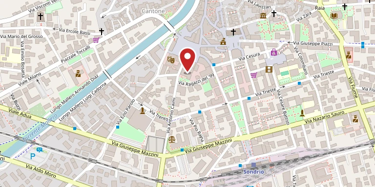 Mappa di Cernaglio: il segnaposto indica B&B Ca' del Sambuco